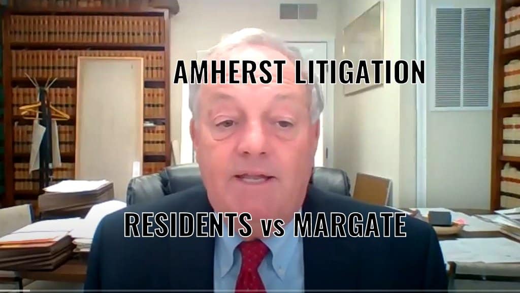 Margate Lawsuit. Amherst Ave. John Scott Abbott. Mathis Construction.