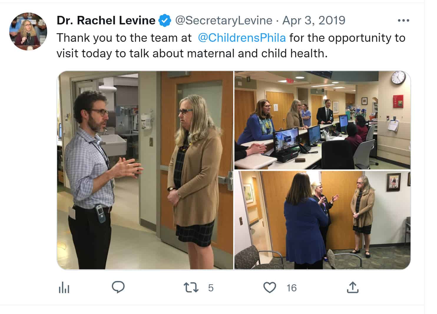 Rachel Levine Transgender Childrens Hospital New Jersey