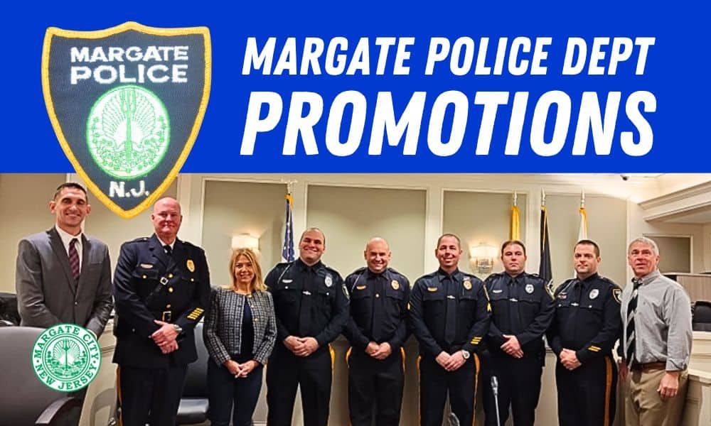 Margate New Jersey Police Promotions