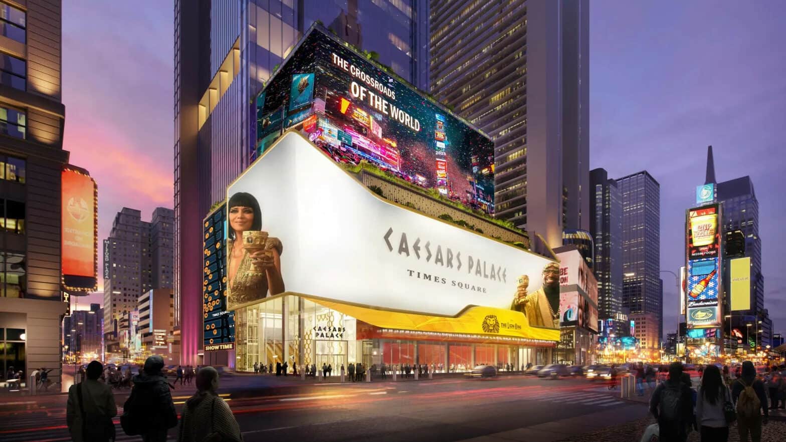 Times Square Caesars Casino SL Green